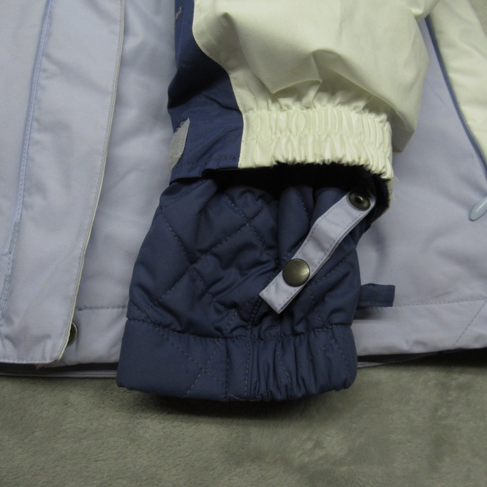 Columbia Jacket Womens Medium Purple White Waterproof Removable Puff Liner 3in1 - Picture 12 of 16
